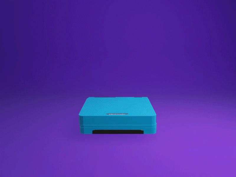 Gameboy Playtime Game Animation 3d 3d animation 3d art animation app blender c4d console esports game gameboy gaming illustration lowpoly motion pacman start startup tech video