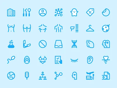 Linear system icon set 01 design icon illustration ui vector
