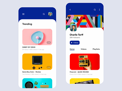 📺 Video-Sharing App app application design ui ui design uiux ux ux design video app video sharing