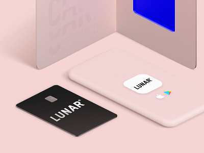 Lunar bank branding design logo rebrand