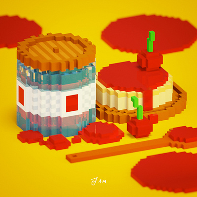 Jam art jam pixel voxel