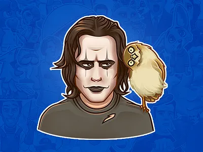 Crown crown draven eric stickers telegram