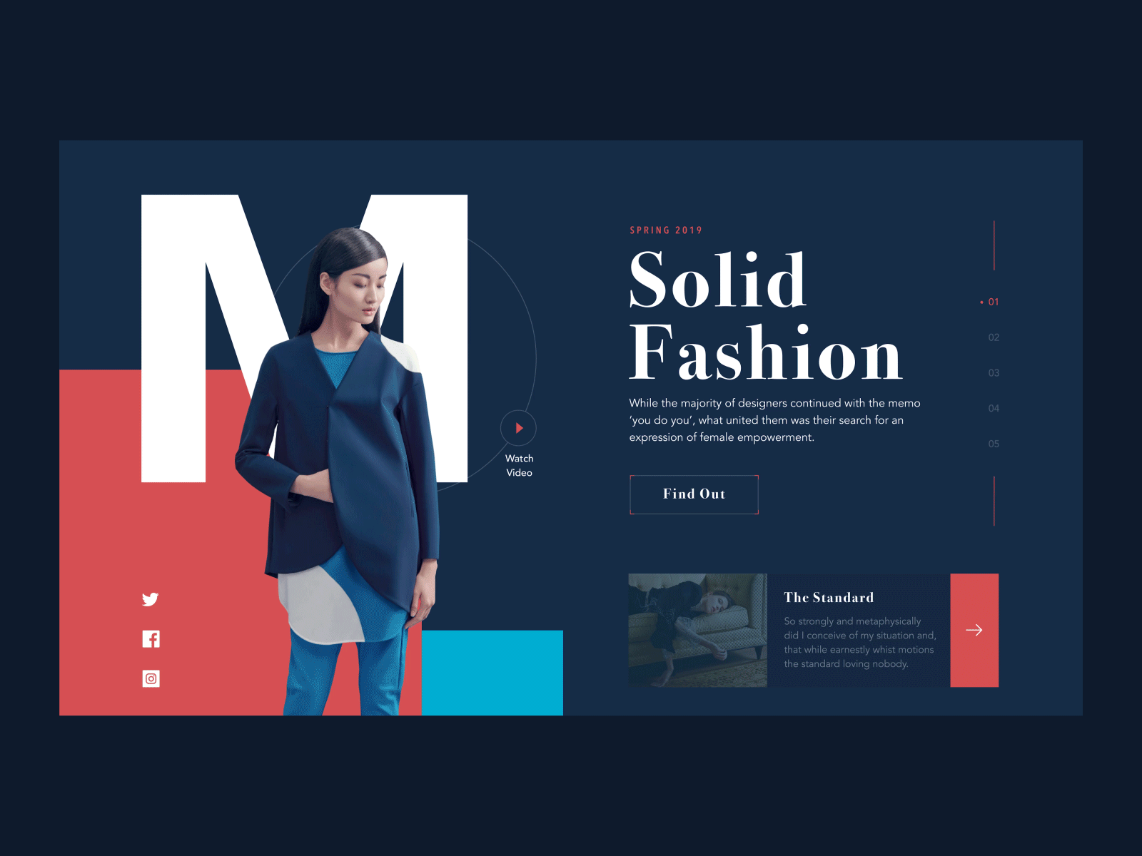 Fashion Page Transition daily 100 challenge daily ui design dribbble fashion interaction design ui web web design