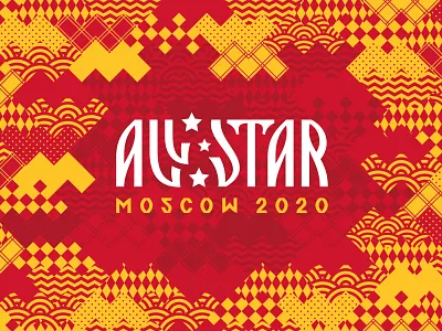 KHL All Star 2020 Moscow all star game game graphic maniac hockey identity khl logo design moscow pattern russia sports branding кхл матч звезд москва россия хоккей