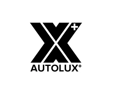 Autolux + design illustration logo