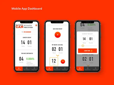 Weight loss tracker casestudy mobile app tracker tracker app ui ux weightloss