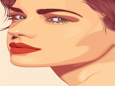 illustration art desing desinger dribbble gril illustration vector