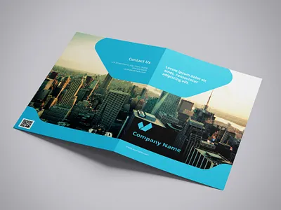 Bifold Corporate Brochure Template business brochure company brochure corporate brochure creative design template minimal modern multipurpose photoshop template printable psd