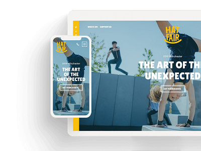Hat Fair website redesign brand branding design event event website graphic design ios mobile mobile design mobile ui web website