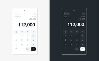 DailyUI 004 Calculator 004 calculator dailyui dailyuichallenge dark design ui ux