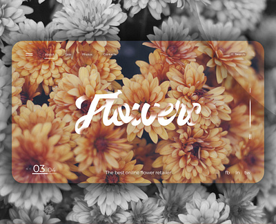 Concept design | Flowers Websites concept design floral flowers ui ux webdesign