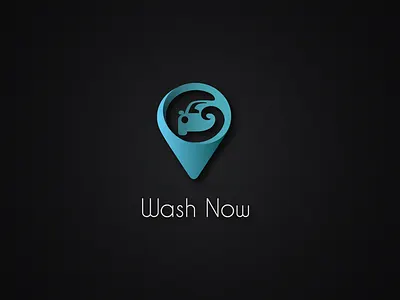 Wash Now app logo branding logo vector