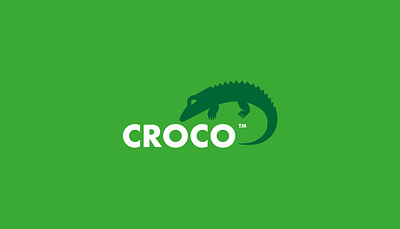 Croco - Logo Design brand identity design branding design illustration logo logodesign typography