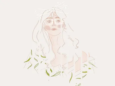 Inktober day 2 design illustration inktober inktober2019 mindless portrait procreate procreateapp