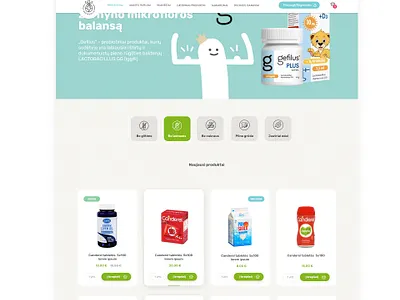 Sveikuolis eshop estore healthyfood web design webdesign website