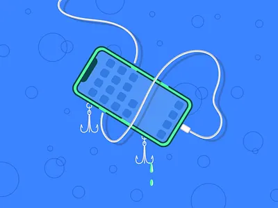 Bait bait flat hook illustration inktober iphone vector vector illustration