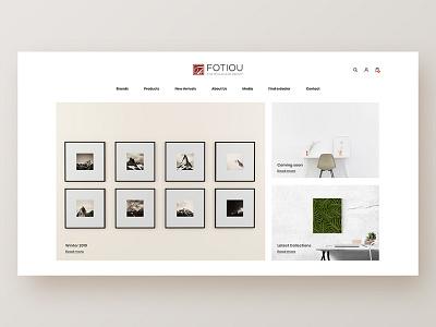 Fotiou adobe xd adobexd design graphic design illustration landing page ui uiux userinterface web