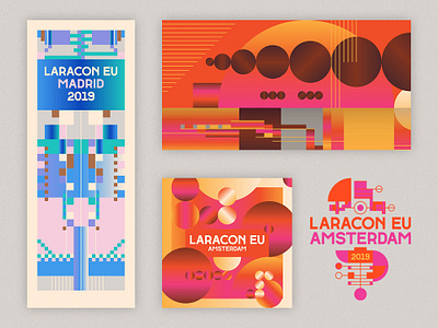 Laracon 2019 goodies branding conference design festival goodies graphic design grid icons illustration laravel logo patterns poster poster design sticker stickers tshirt typography vector wallpaper