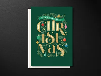 Christmas Letters custom lettering illustration lettering mid century modern typography vector