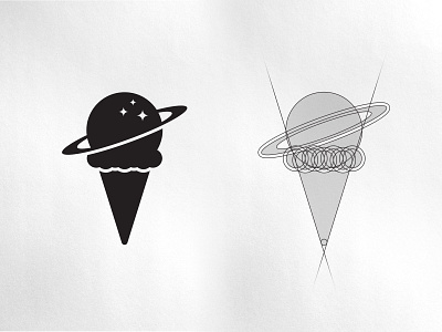 Planet + Ice Cream Logo Exploration🌍 brand identity branding design graphic design illustrator logo logo design logo design concept logo designer logo designs logo exploration logo grid logo mark logodesign logodesigner logodesigns logofolio logogrid logos logosai