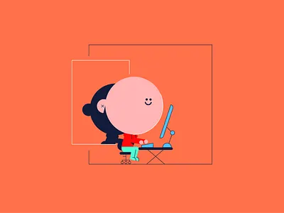 Happy gaming chair computer desktop game happy keyboard kid kids line monitor rimlight shadow table