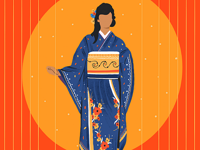 Japanese fashion illustration ipadart japan japanese procreate