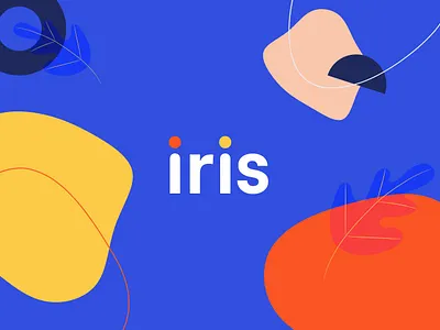 Iris - banking app app banking app blob branding branding concept colors palette design iris