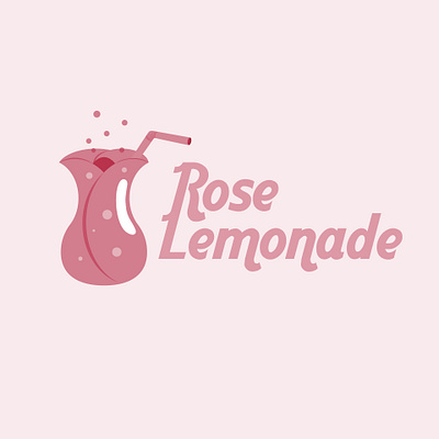 Rose Lemonade Branding brand design branding flatdesign illustrator logo logodesign vector