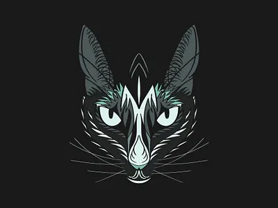 Dark Cat Design flatdesign illustration illustrator vector