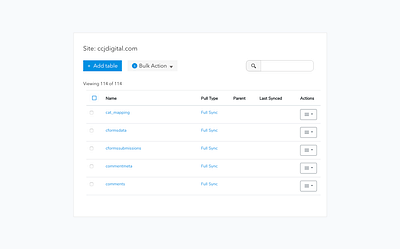 Data Importer UI design uxui web