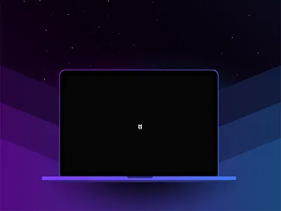 Playing with colors in Photoshop blue coming soon concept design display font idea laptop laptop mockup mock up mockup mockups photoshop photoshop art purple space splashpage ui wip