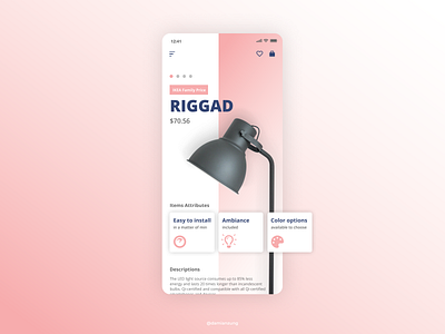 Productober 2019 - Day 3 - LAMP app design art design graphic design ui ux web design websites