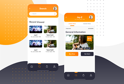 Event Search and Price filter UI events listing mobileapp mobileappui pakistanidesigners search ui uxdesign