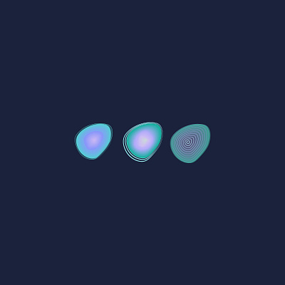 Gradient Study 01 blob gradient illustrator shapes