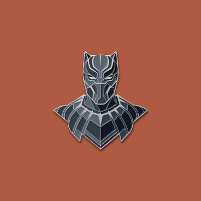 Black Panther Pins black panther dan kuhlken design dkng dkng studios enamel pin geometric icon mask nathan goldman pin vector