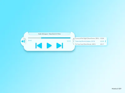 DailyUI 009 - Music Player adobe app daily ui dailyui dailyui 009 music player xd