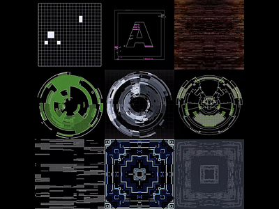 Procedural stuff for fui aftereffects design fui hud scifi ui