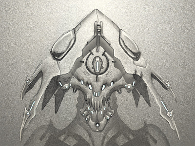 Ivara 4 alien creature drawing pencil sketch