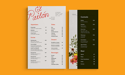 El Pailón branding design graphic design illustration layout restaurant branding typography