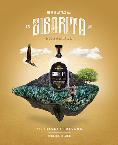 Covers Web Mezcal Zibarita 1520 / AgroIndustrialMx/Ensamble branding design web