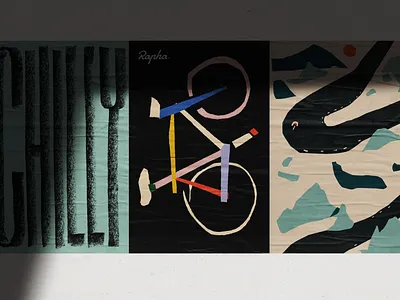 Rapha Collection ballasiotes cycling design poster rapha siotes studio