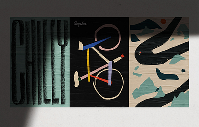 Rapha Collection ballasiotes cycling design poster rapha siotes studio