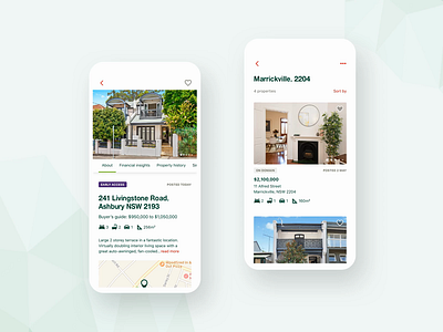 St. George Property App app design design interaction product product design ui ui design ux ux design