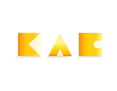 KAC design logo logo design shape type word