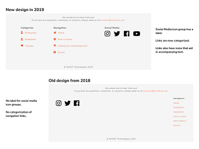 Footer Redesign design figma footer footer design ui