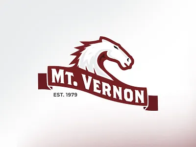 Mt Vernon branding design illustration