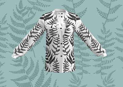 Fern pattern for fashion apparel fabrics fashion fern pattern pattern design textile design textiles