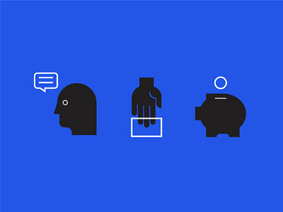 Dynamic Fundraising Icons branding design flat flat design flat illustration geometric icon iconography icons illustration vector