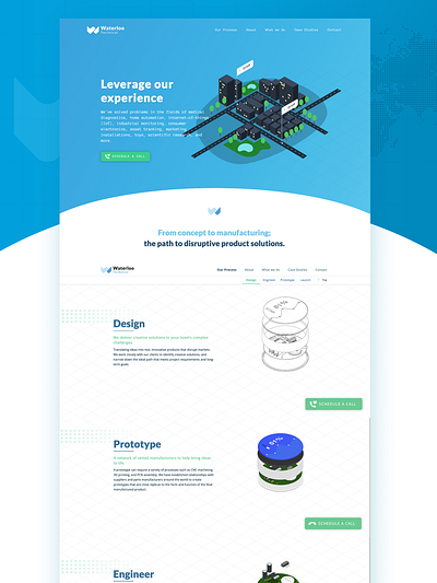 Waterloo illustration interaction design ui design web design
