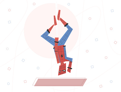 Spiderman ai design geometry illustration lines spider spiderman vector